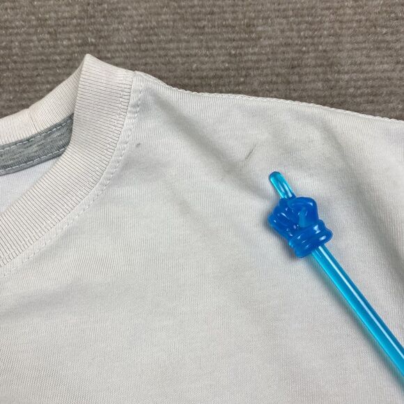 Nike Shirt White Dri fit Just Do It Gym Athletic Men’s Size Large - Picture 5 of 15